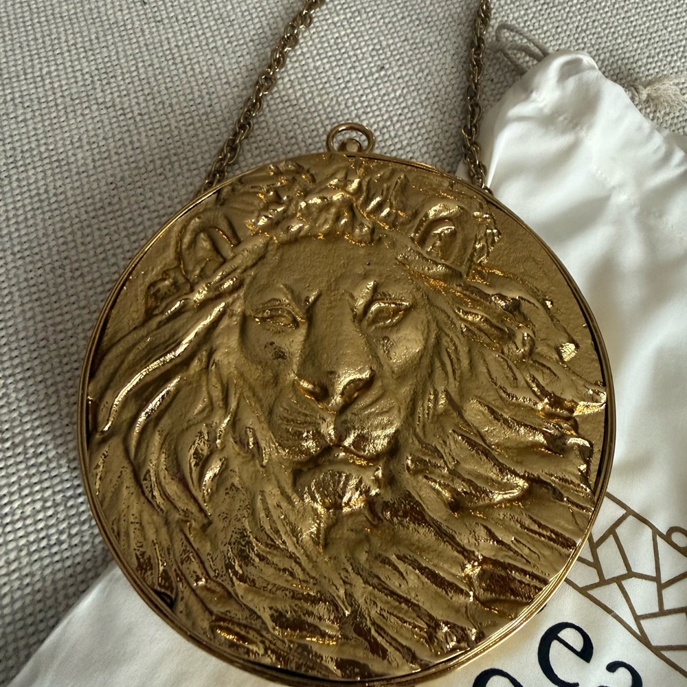 Lion Head handmade purse with clutch option
